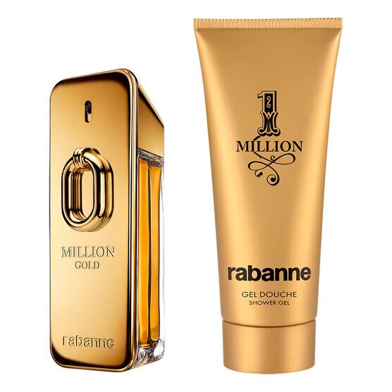 Kit Coffret Rabanne Million Gold Masculino Eau de Parfum Intense